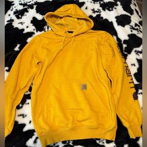 Men’s Carhartt Loose Fit Hoodie, size S, golden rod